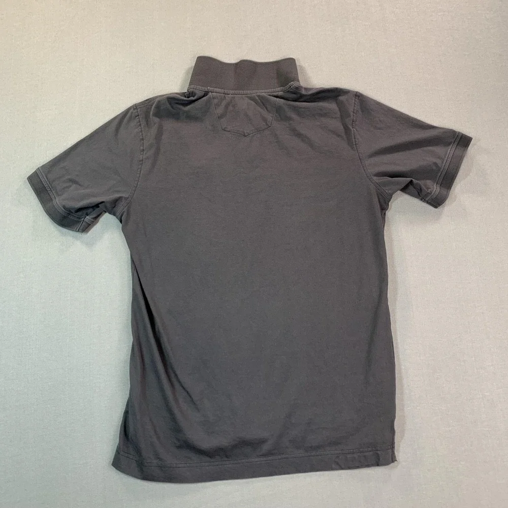 Robert Graham Polo Shirt Mens Small Black Classic‎ Fit Supima Cotton Jersey Logo